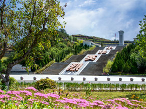 灵山宝塔陵园环境实景:园林式生态安息地